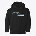 Waterbury Vermont Mountain View Toddler Hoodie additional view 1