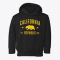 California Republic Bear Toddler Hoodie additional view 1