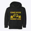 Camp More Worry Less Toddler Hoodie additional view 1
