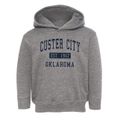 Custer City Oklahoma Classic Established Toddler Hoodie additional view 1