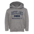 Rockland Massachusetts Classic Established Toddler Hoodie additional view 1