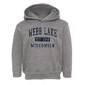 Webb Lake Wisconsin Classic Established Toddler Hoodie additional view 1