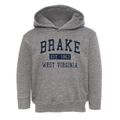 Brake West Virginia Classic Established Toddler Hoodie additional view 1