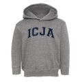 Ida Crown Jewish Academy Varsity Arch Toddler Hoodie additional view 1