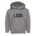 Lodi Wisconsin Classic Block Toddler Hoodie additional view 1