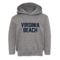 Virginia Beach Virginia Classic Block Toddler Hoodie additional view 1