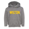 Wilton New Hampshire Classic Block Toddler Hoodie additional view 1