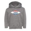 Vinton Iowa Diamond Star Toddler Hoodie additional view 1