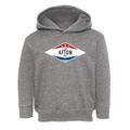 Afton Iowa Diamond Star Toddler Hoodie additional view 1