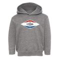 Lerna Illinois Diamond Star Toddler Hoodie additional view 1
