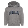 Long Lake Wisconsin Varsity Toddler Hoodie additional view 1