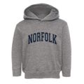 Norfolk Virginia Varsity Toddler Hoodie additional view 1