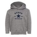 Byron Michigan Star Toddler Hoodie additional view 1