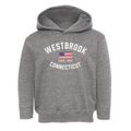 Westbrook Connecticut Patriot Toddler Hoodie additional view 1