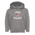 Tobin Wisconsin Patriot Toddler Hoodie additional view 1