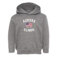 Aurora Illinois Patriot Toddler Hoodie additional view 1