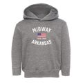 Midway Arkansas Patriot Toddler Hoodie additional view 1