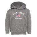 St. Clement Missouri Patriot Toddler Hoodie additional view 1