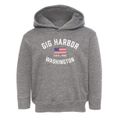 Gig Harbor Washington Patriot Toddler Hoodie additional view 1