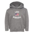 Lodi Nebraska Patriot Toddler Hoodie additional view 1