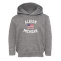 Albion Michigan Patriot Toddler Hoodie additional view 1