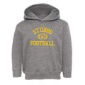 Stubbs Wisconsin Football Toddler Hoodie additional view 1