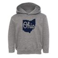 Ohio Script State Toddler Hoodie additional product view 1