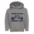 Camp More Worry Less Toddler Hoodie additional view 1