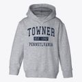 Towner Pennsylvania Classic Established Toddler Hoodie additional view 1