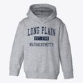 Long Plain Massachusetts Classic Established Toddler Hoodie additional view 1