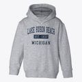 Lake Huron Beach Michigan Classic Established Toddler Hoodie additional view 1