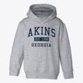 Akins Georgia Classic Established Toddler Hoodie additional view 1
