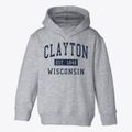 Clayton Wisconsin Classic Established Toddler Hoodie additional view 1