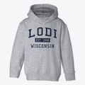 Lodi Wisconsin Classic Established Toddler Hoodie additional view 1