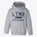 Lyme New Hampshire Classic Established Toddler Hoodie additional view 1