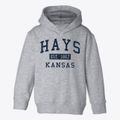 Hays Kansas Classic Established Toddler Hoodie additional view 1