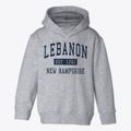 Lebanon New Hampshire Classic Established Toddler Hoodie additional view 1