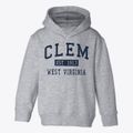Clem West Virginia Classic Established Toddler Hoodie additional view 1