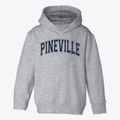 Pineville Middle School Varsity Arch Toddler Hoodie additional view 1