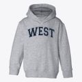 West School Varsity Arch Toddler Hoodie additional view 1