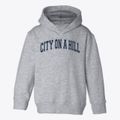 City On A Hill Varsity Arch Toddler Hoodie additional view 1