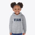 Vian Oklahoma Classic Block Toddler Hoodie additional view 2