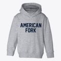 American Fork Utah Classic Block Toddler Hoodie additional view 1
