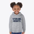 Sterling Heights Michigan Classic Block Toddler Hoodie additional view 2