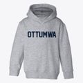 Ottumwa Iowa Classic Block Toddler Hoodie additional view 1