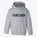 Thatcher Utah Classic Block Toddler Hoodie additional view 1
