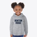Benton Ridge Ohio Classic Block Toddler Hoodie additional view 2