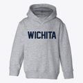 Wichita Kansas Classic Block Toddler Hoodie additional view 1