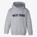 West Bend Wisconsin Classic Curve Toddler Hoodie additional view 1