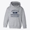 Springfield Massachusetts Athletic Dept Toddler Hoodie additional view 1